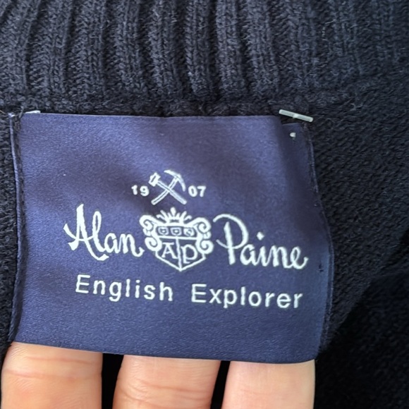 Alan Paine Mens Charsfield Jacket Navy Blue Size 54 - Picture 8 of 9